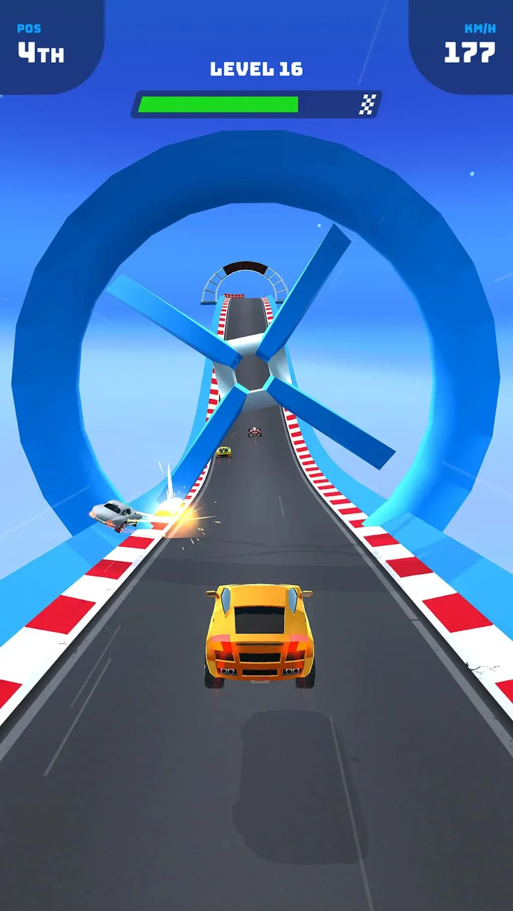 Game đua xe có đồ họa 3D dễ nhìn 