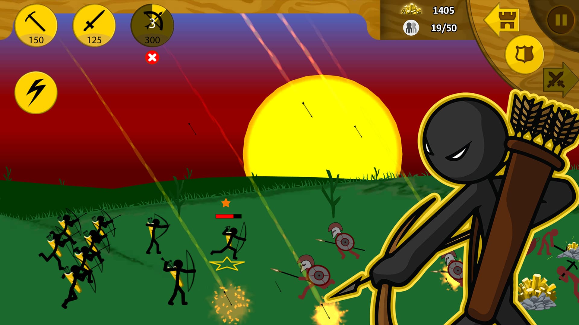 Nội dung của game Stick War