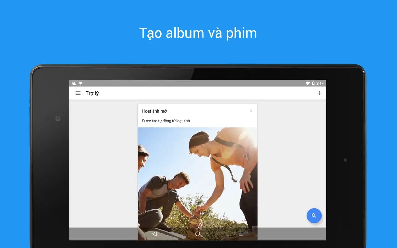 Tính năng tạo album theo mốc thời gian 