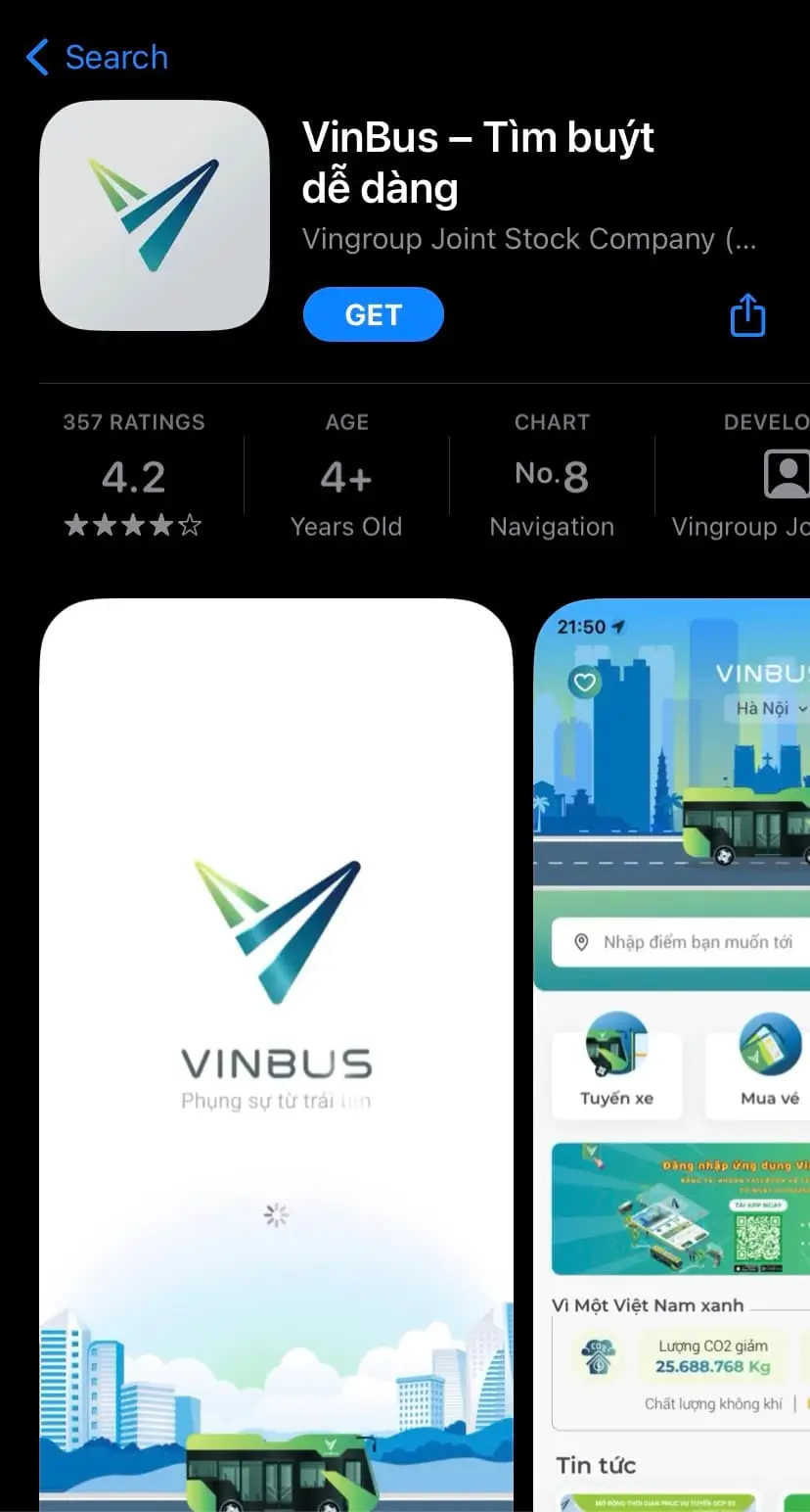 Tải ứng dụng VinBus