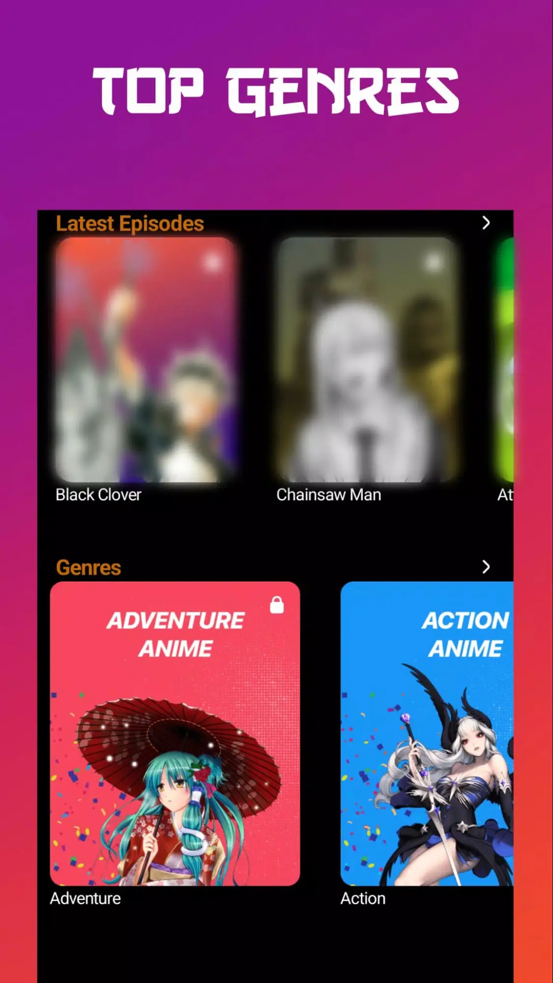 Giới thiệu kho tàng phim anime có trên ứng dụng Anime TV