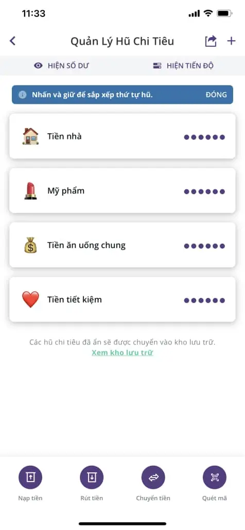 Chọn biểu tượng dấu +