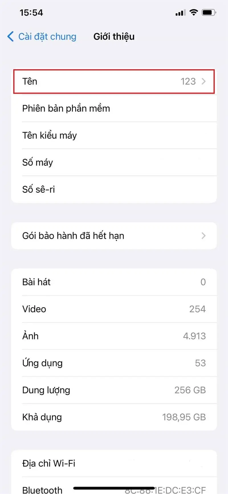 Cách đổi tên Airdrop trên điện thoại Iphone