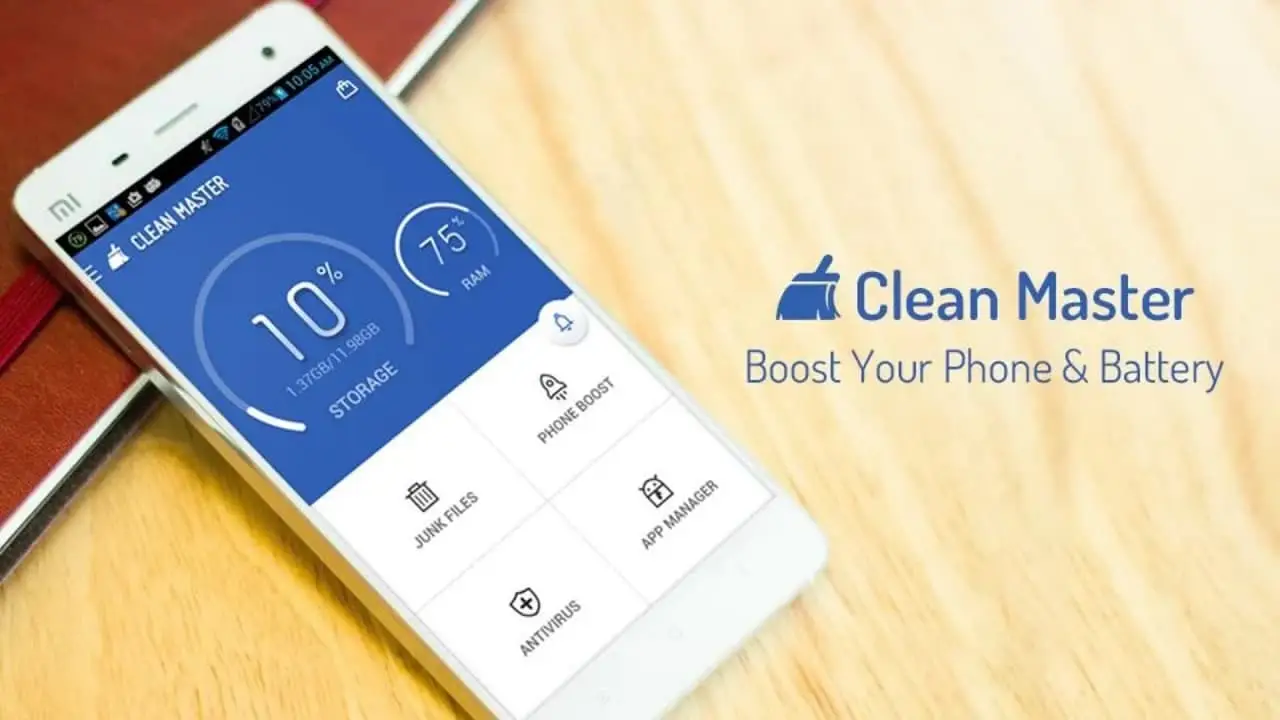 Sử dụng Clean - Master of Cleaner, Antivirus tắt ứng dụng chạy ngầm 