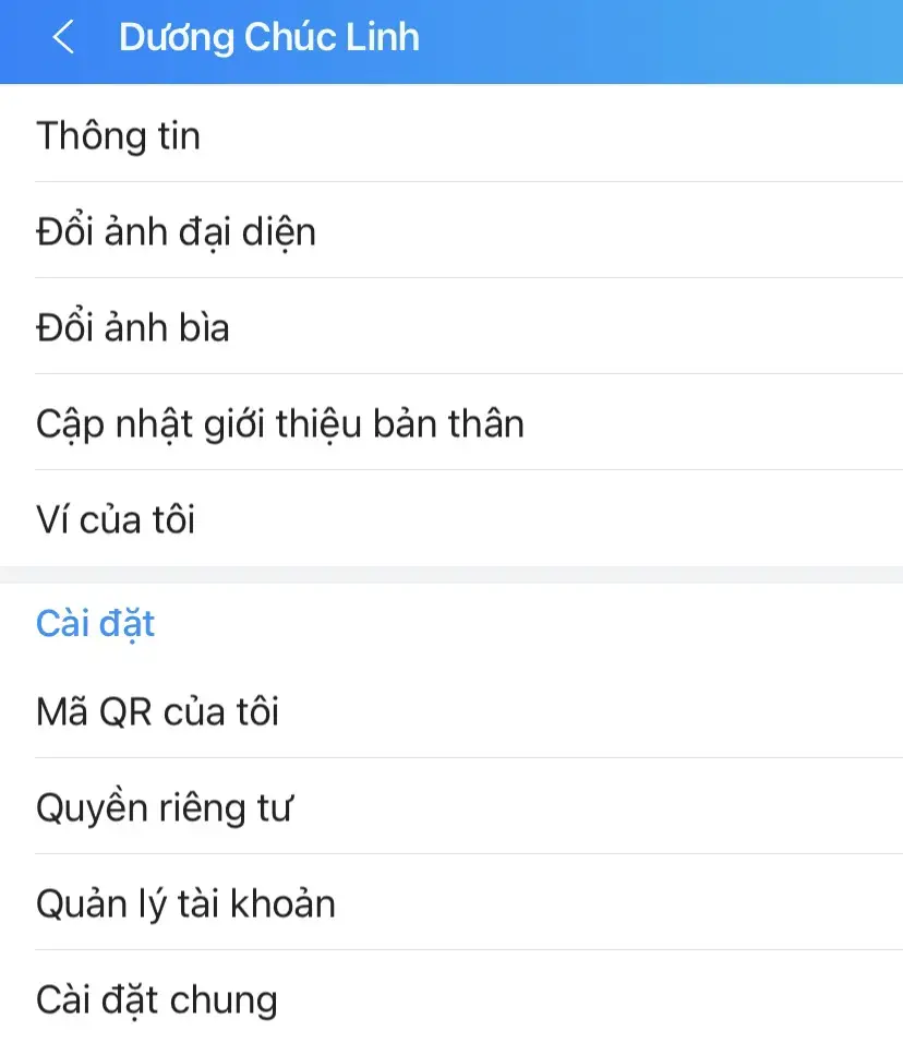  đổi tên Zalo