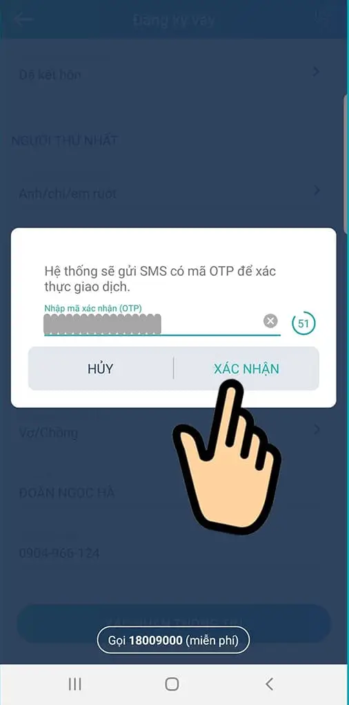 Nhập mã OTP