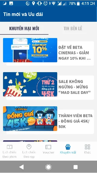 Ưu điểm ấn tượng của Beta Cineplex