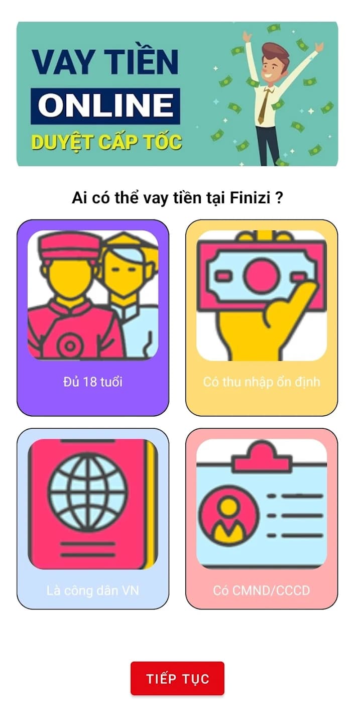 Ưu điểm của app Finizi