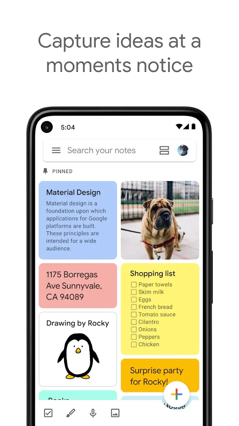 Giới thiệu về ứng dụng Google Keep