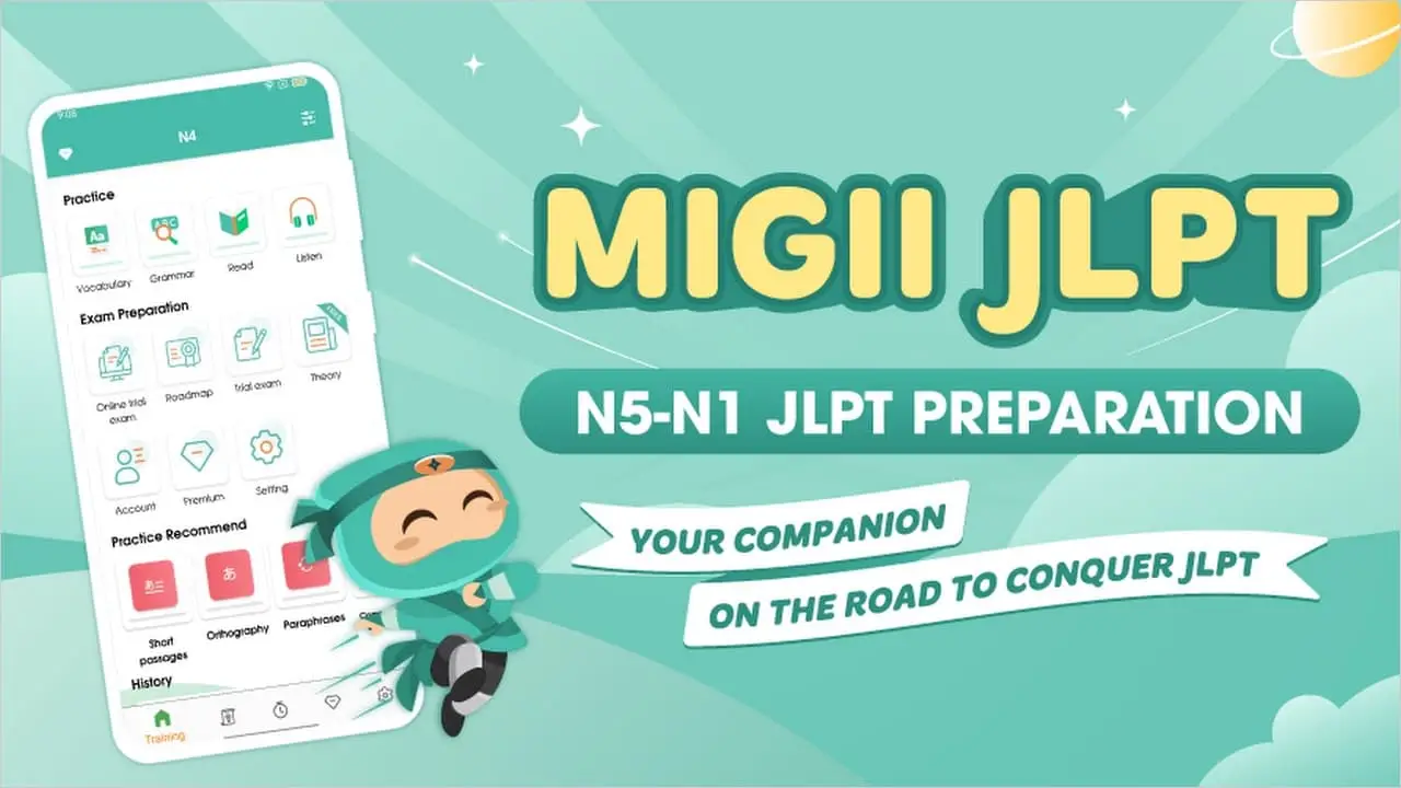 Thông tin về app Migii JLPT