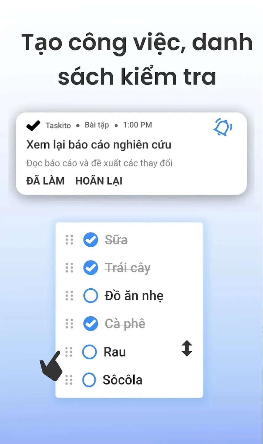 Taskito có những tính năng nào?