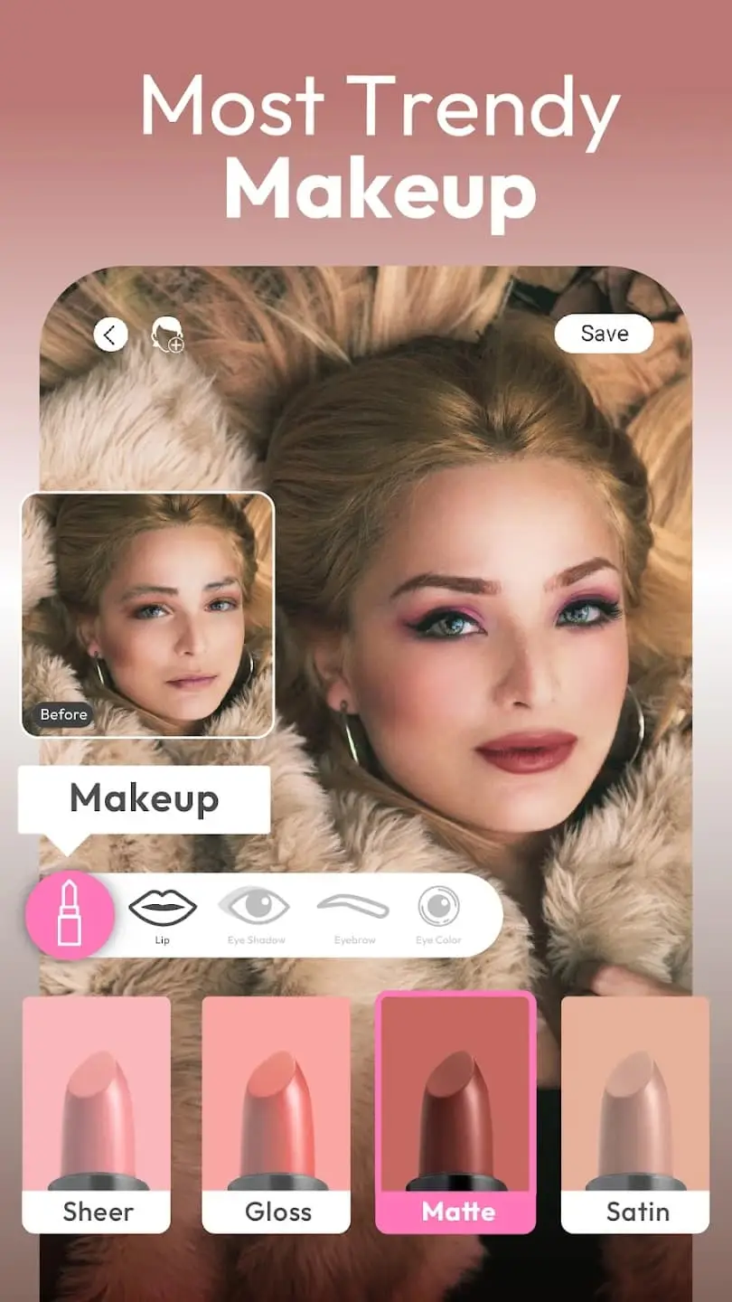 Thông tin ứng dụng YouCam Makeup 