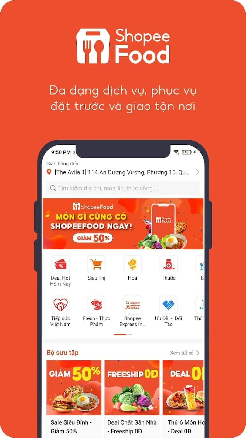 ShopeeFood - App giao đồ ăn nhanh, rẻ 