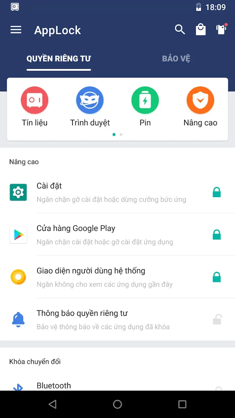 App khóa ứng dụng App Lock