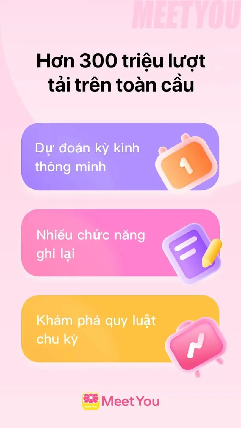 MeetYou - Theo dõi kinh nguyệt