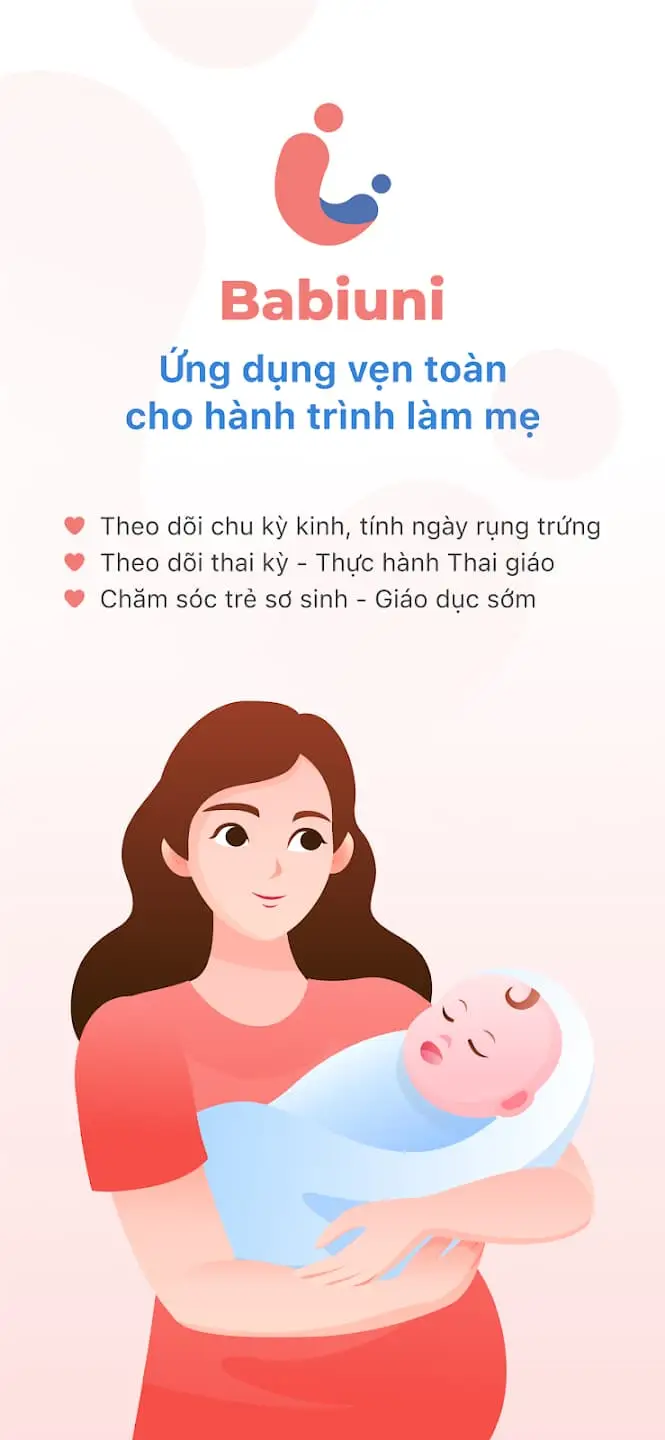 App theo dõi thai kỳ thông minh Babiuni