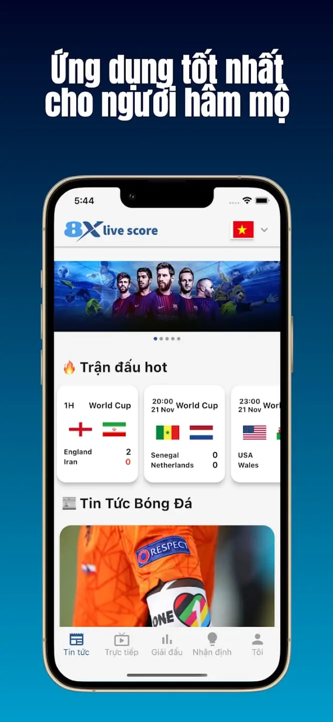 8XScore - tỷ số trực tiếp