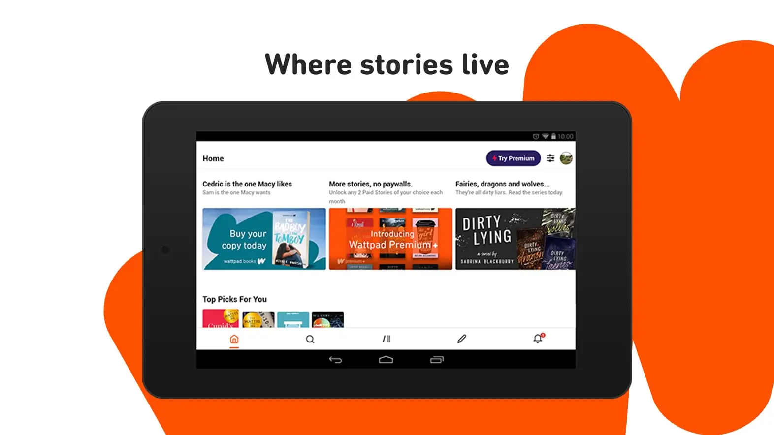 Wattpad - App đọc sách, truyện, tiểu thuyết online