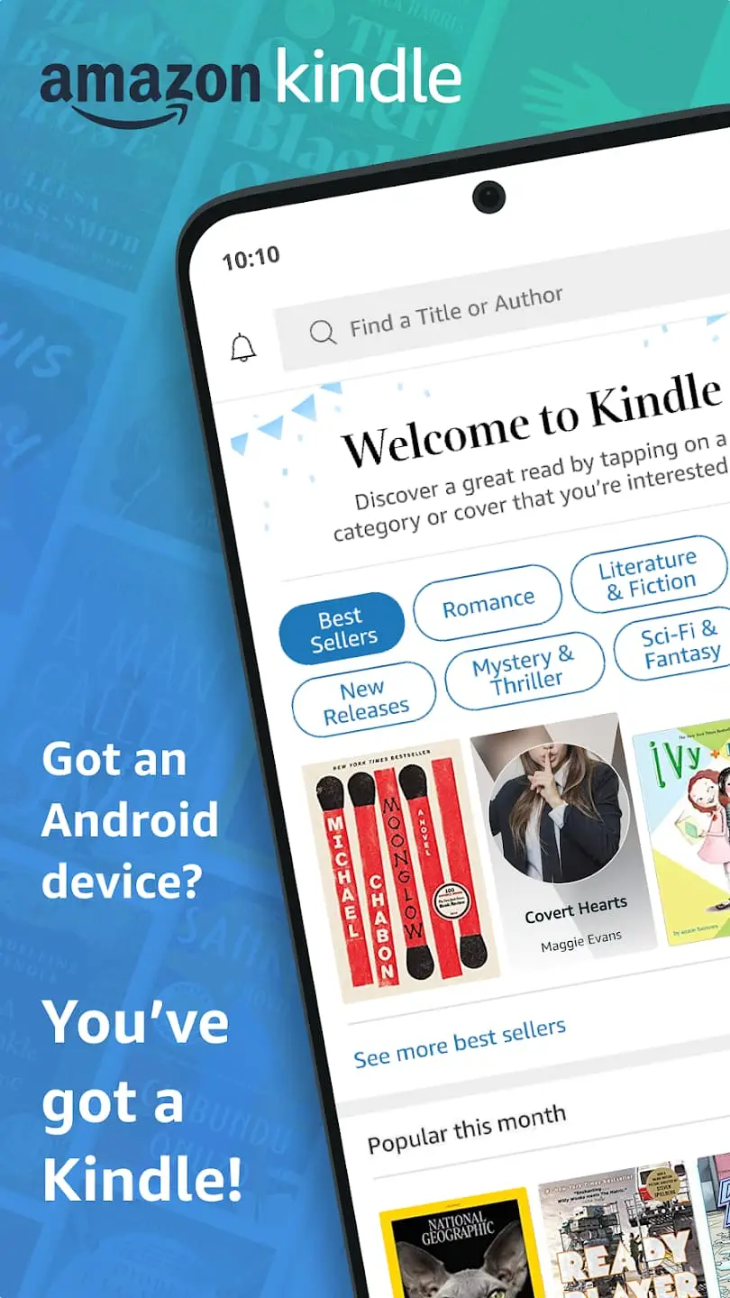 Amazon Kindle - Đọc sách nước ngoài miễn phí