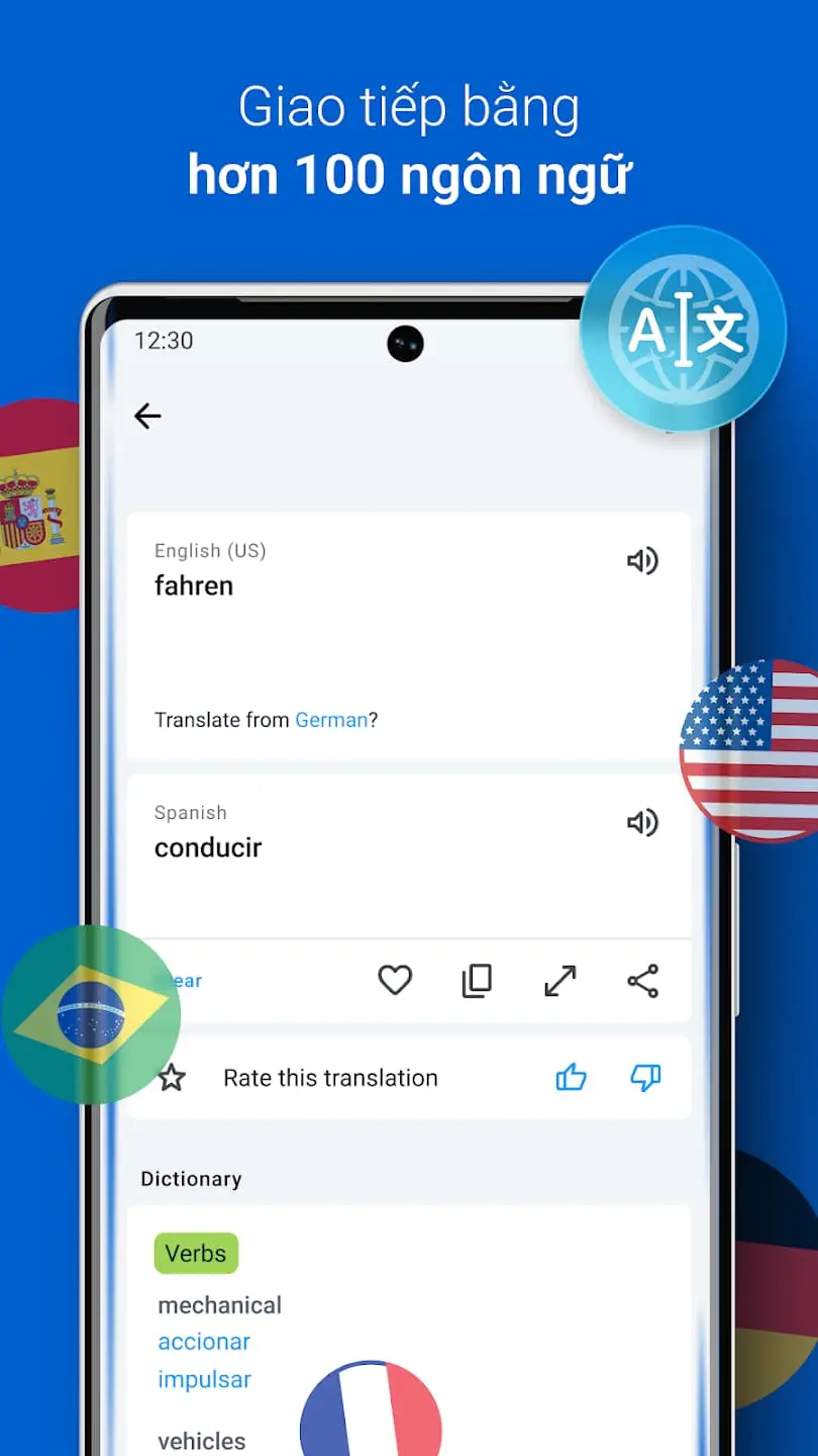 Giới thiệu về ứng dụng iTranslate Dịch