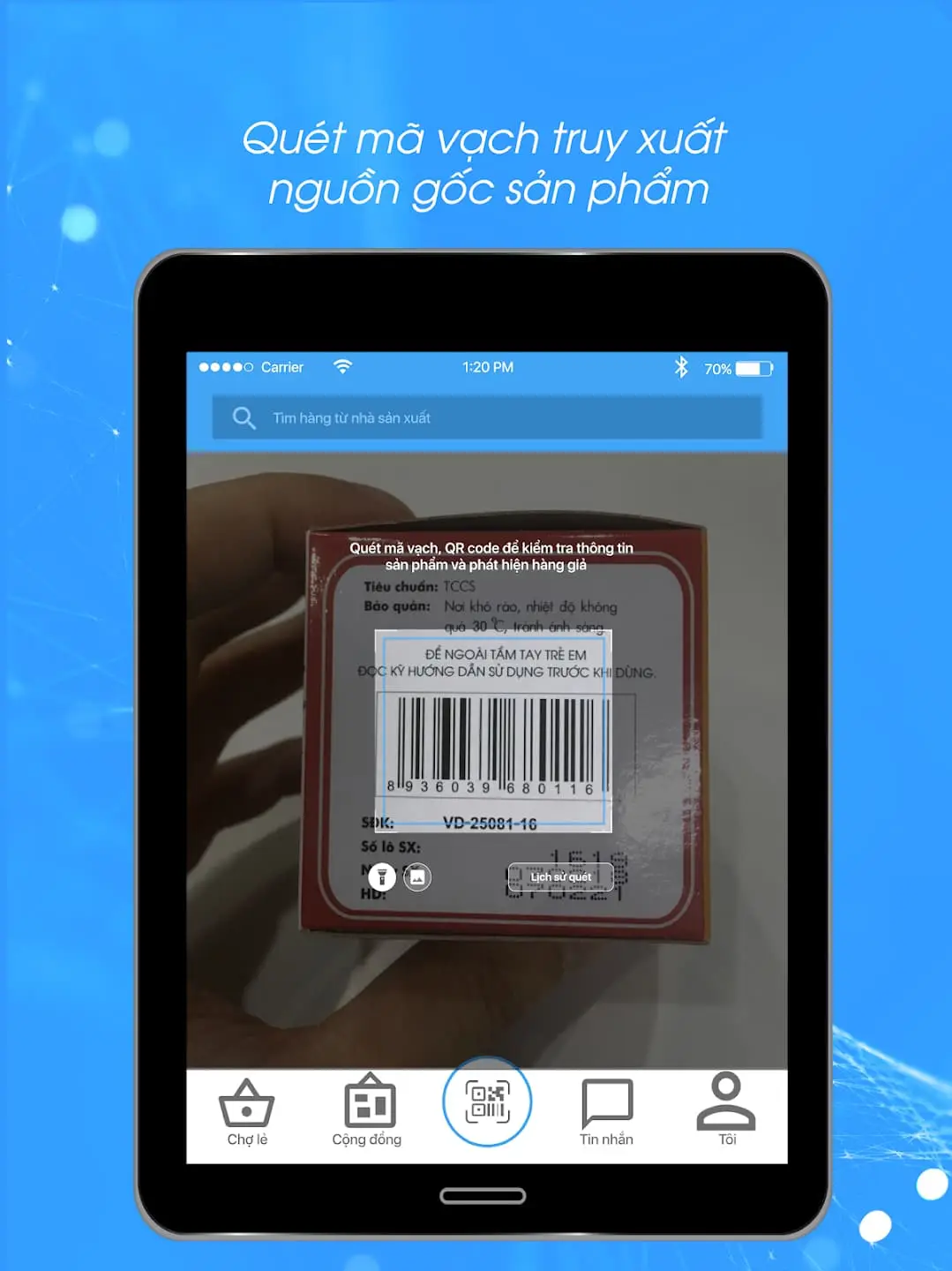 Barcode Việt - Phát hiện hàng giả