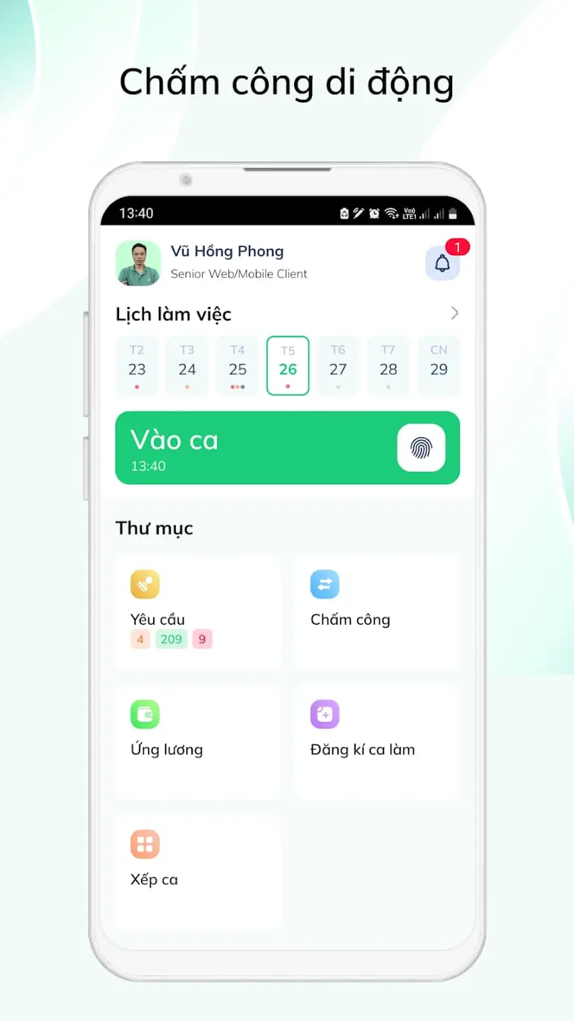 Tanca.io – Ứng dụng Chấm công, xếp ca