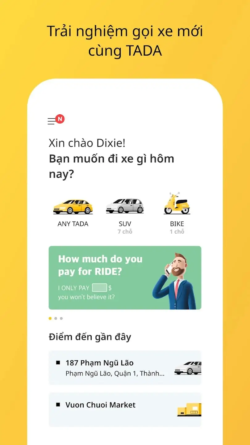 TADA - Taxi, Cab, Ride Hailing