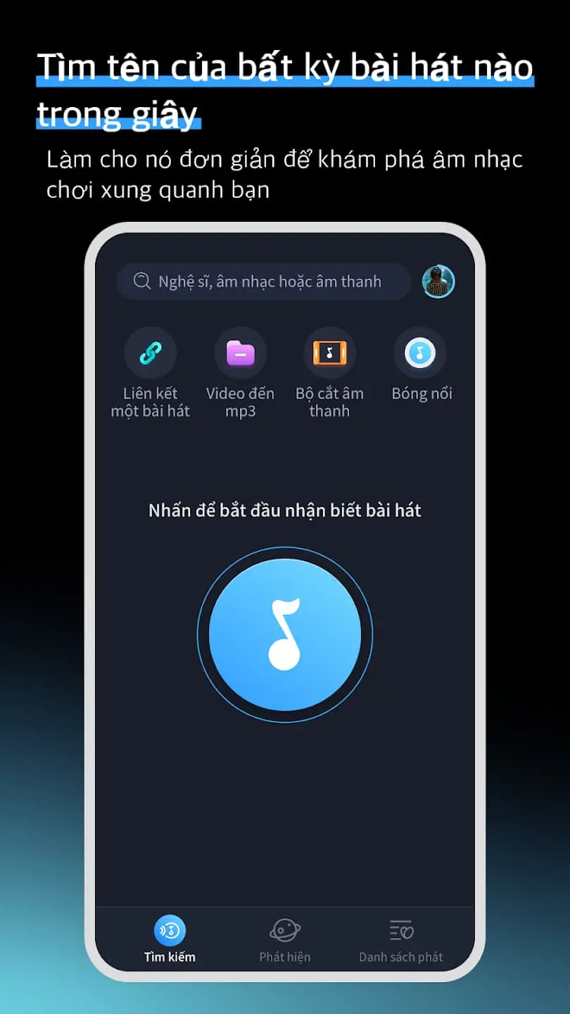 Tìm bài hát - Ứng dụng nhận dạng âm nhạc 