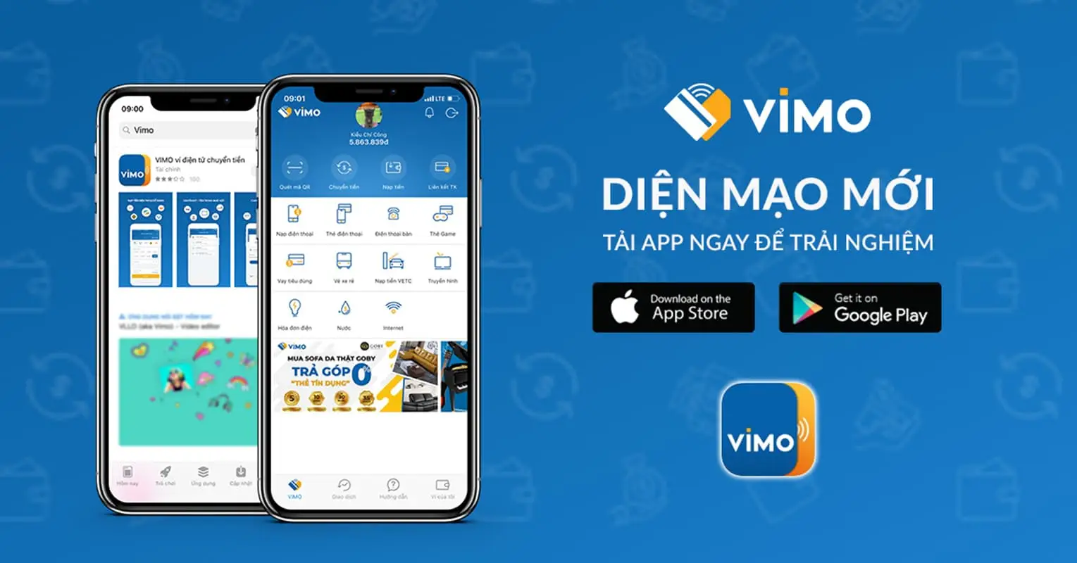 Vimo - Ví điện tử thông minh