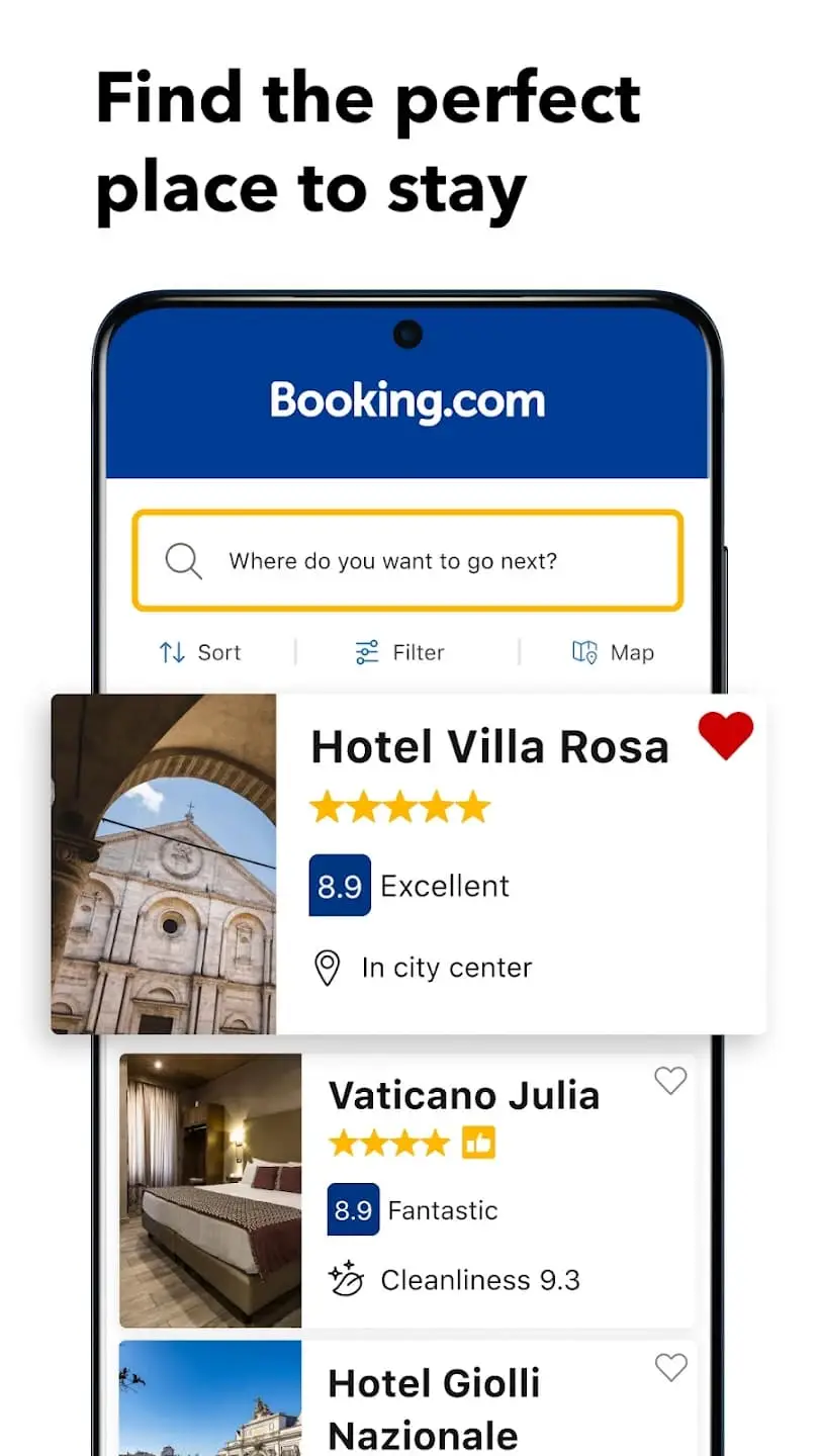 Những tính năng nổi bật của Booking.com