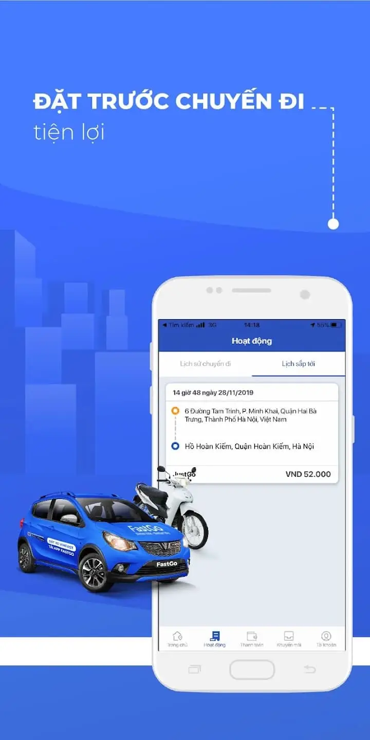 FastGo.mobi - Giải pháp đặt xe tiện lợi và an toàn