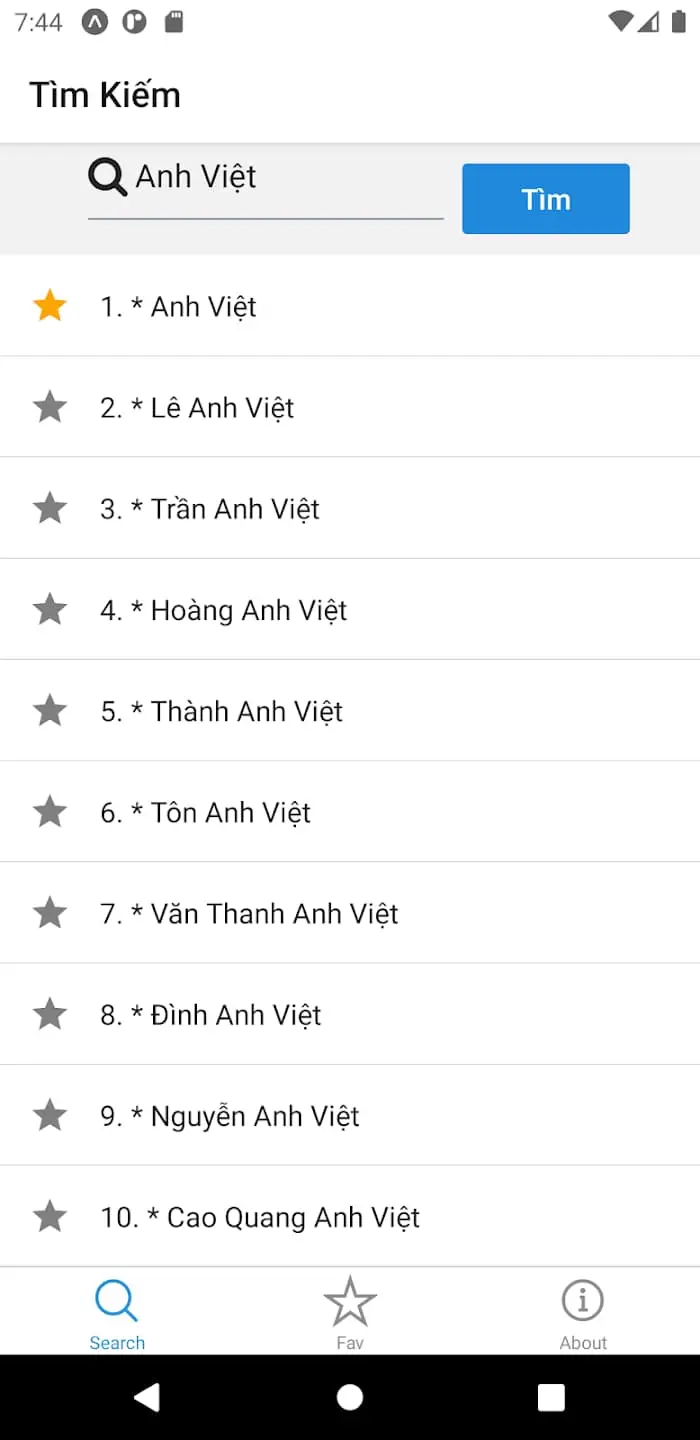 Tên Việt - App đặt tên con theo tuổi bố mẹ miễn phí