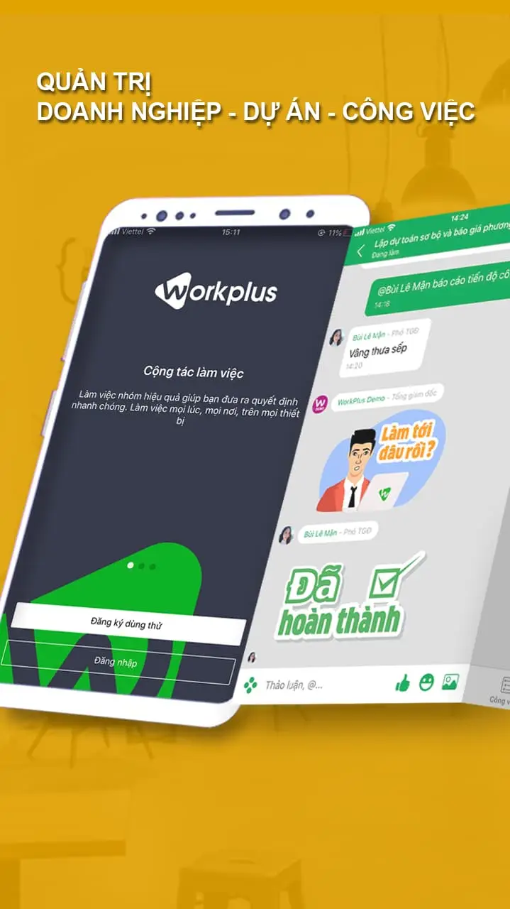 Workplus - App nội bộ quản lý công việc