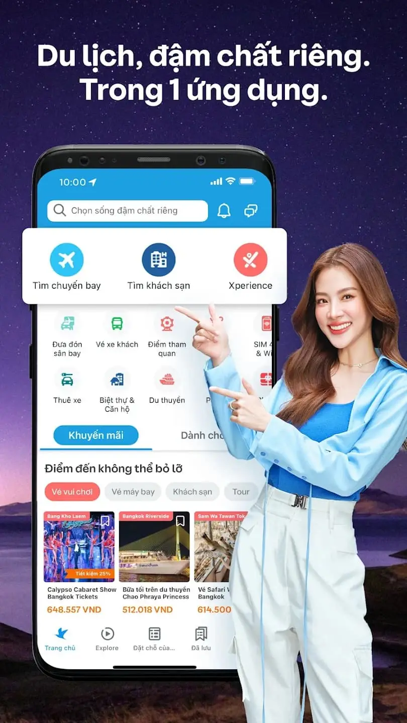 Traveloka - App thuê xe ô tô dễ dàng