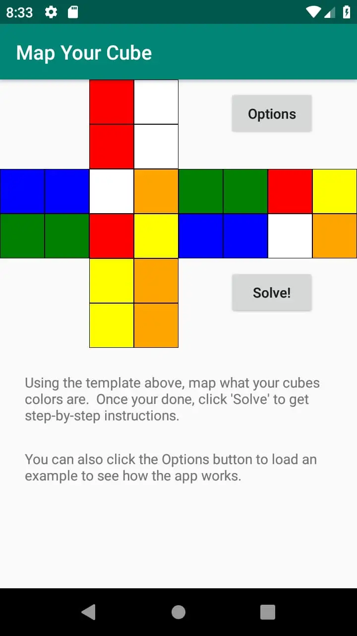 Những tính năng chính của ứng dụng 2x2 Pocket Cube Solver