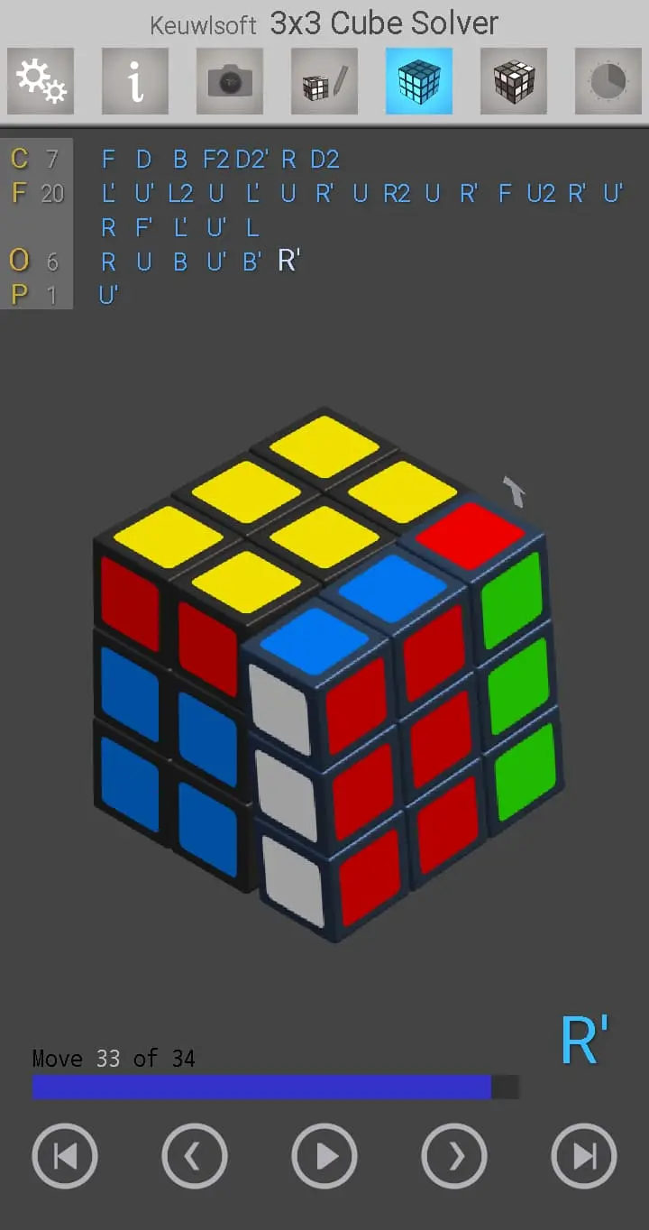Thông tin ứng dụng 3x3 Cube Solver