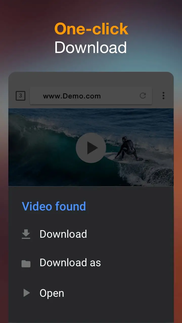 Thông tin ứng dụng Video Downloader