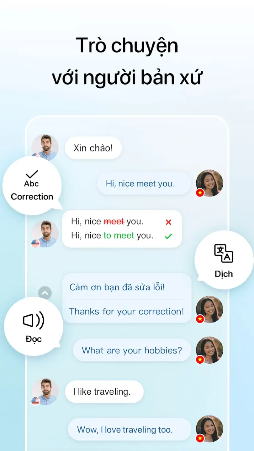 HelloTalk - App nói chuyện với người nước ngoài thú vị 