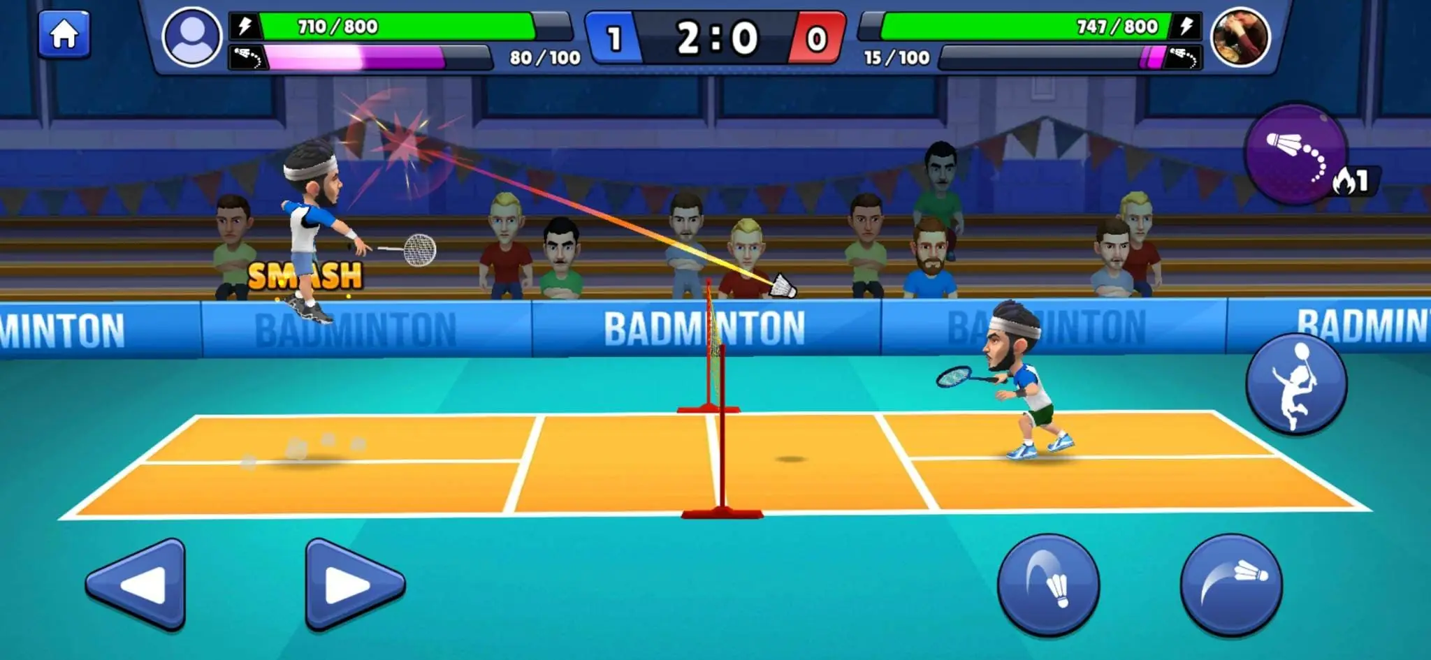 Cách chơi game Badminton Clash 3D chi tiết