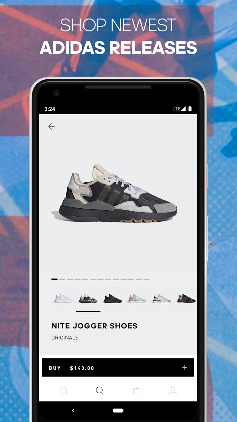 Thông tin ứng dụng mua sắm adidas