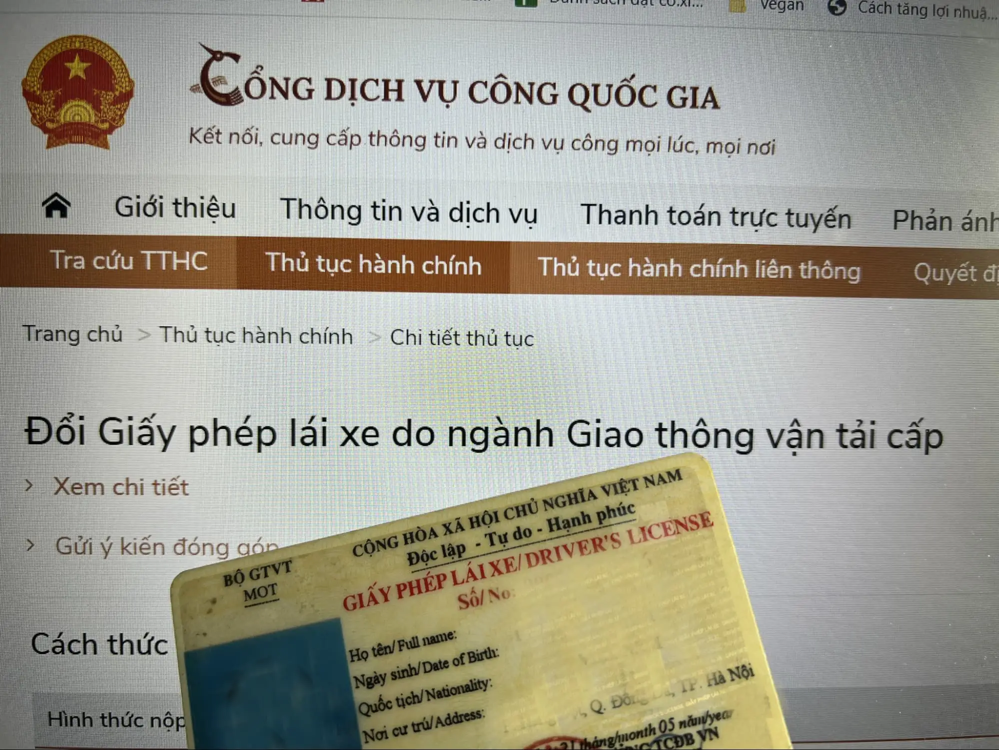 Tại sao tra cứu giấy phép lái xe không ra kết quả?