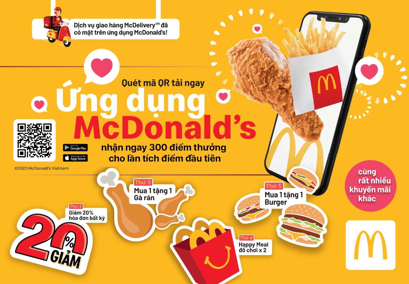 Thông tin cơ bản về ứng dụng McDonald's
