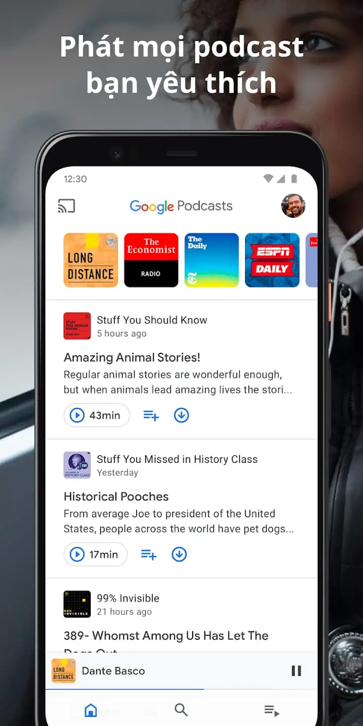 Những tính năng nổi bật của Google Podcasts