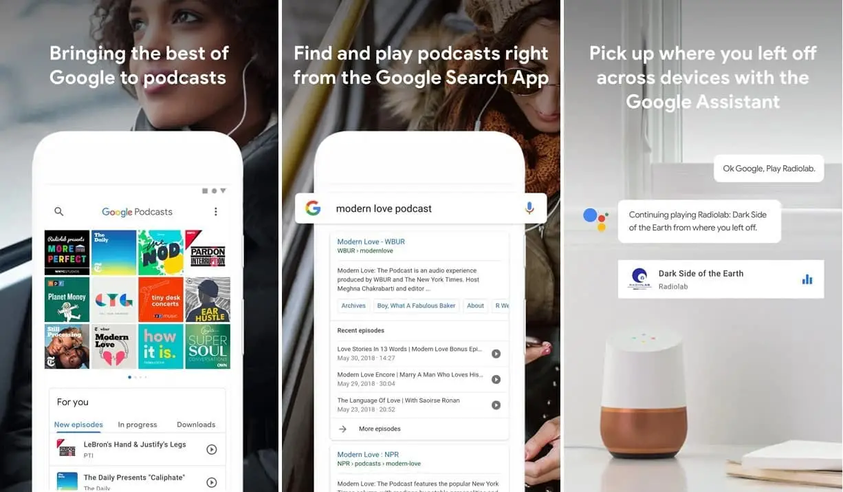 Lợi ích khi sử dụng Google Podcasts