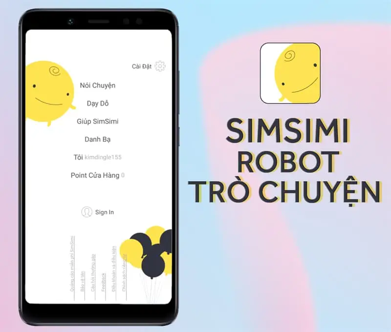 Giới thiệu về ứng dụng SimSimi