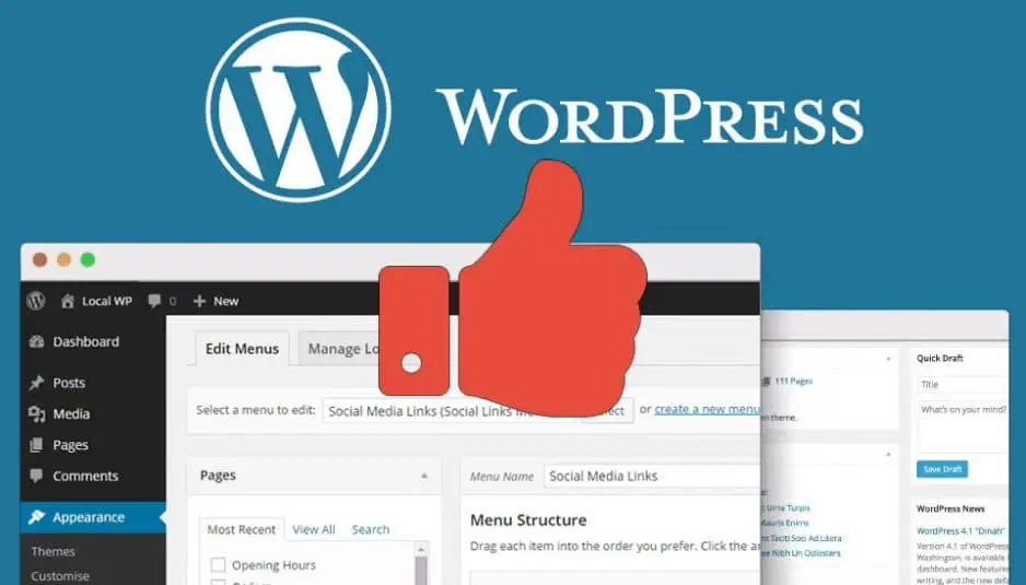 WordPress - Tạo trang web